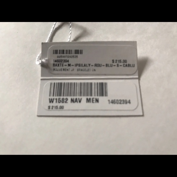 NWT COACH BAXTER WATCH 39MM W1582 NAVY BLUE - Picture 9 of 12